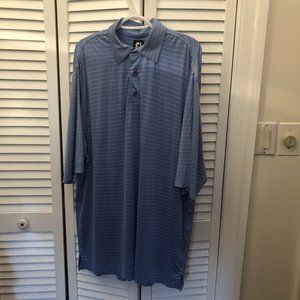 Footjoy golf polo shirt, short sleeves, three-butt